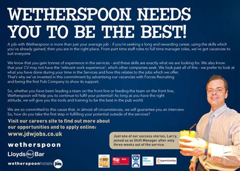 jd wetherspoon job|why would you like to work for wetherspoons.